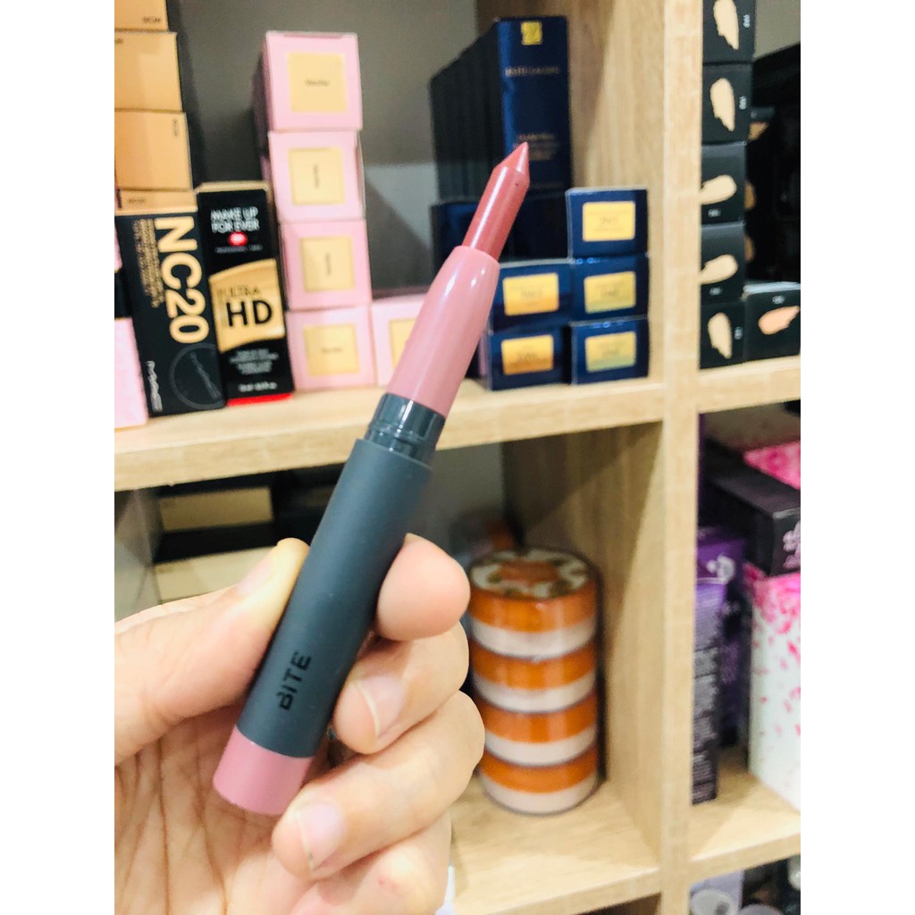 ‼️SON BÚT CHÌ BITE BEAUTY MATTE CREAM LIP CRAYON MÀU GLACE MINISIZE