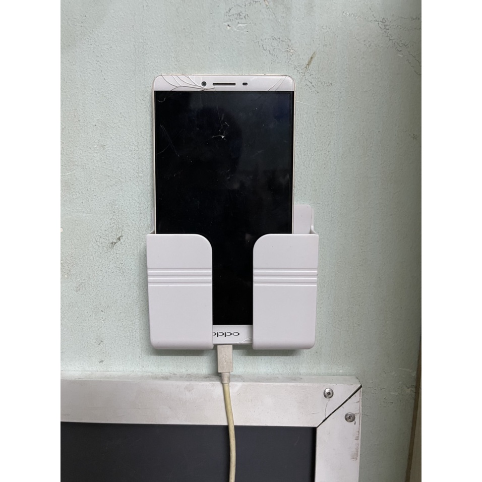 Combo Kệ Dán Tường Để Remote, Đồ Dùng Giá Đỡ Sạc Điện Thoại Có Móc Treo T17 Shalla