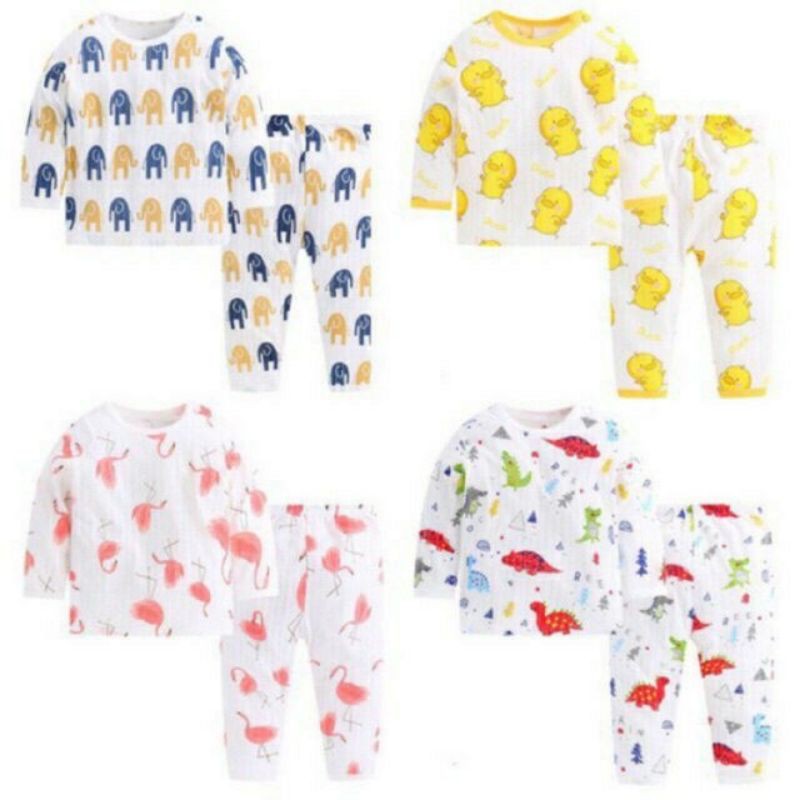 Bộ cotton giấy dài tay cho bé (6-16kg)