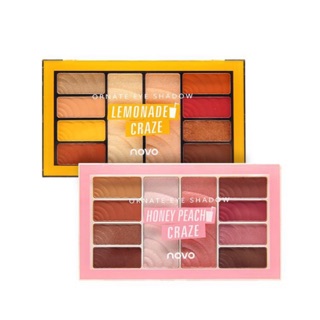 BẢNG PHẤN MẮT KÈM HIGHLIGHT BẮT SÁNG NOVO LAMONDE CRAZE EYESHADOW