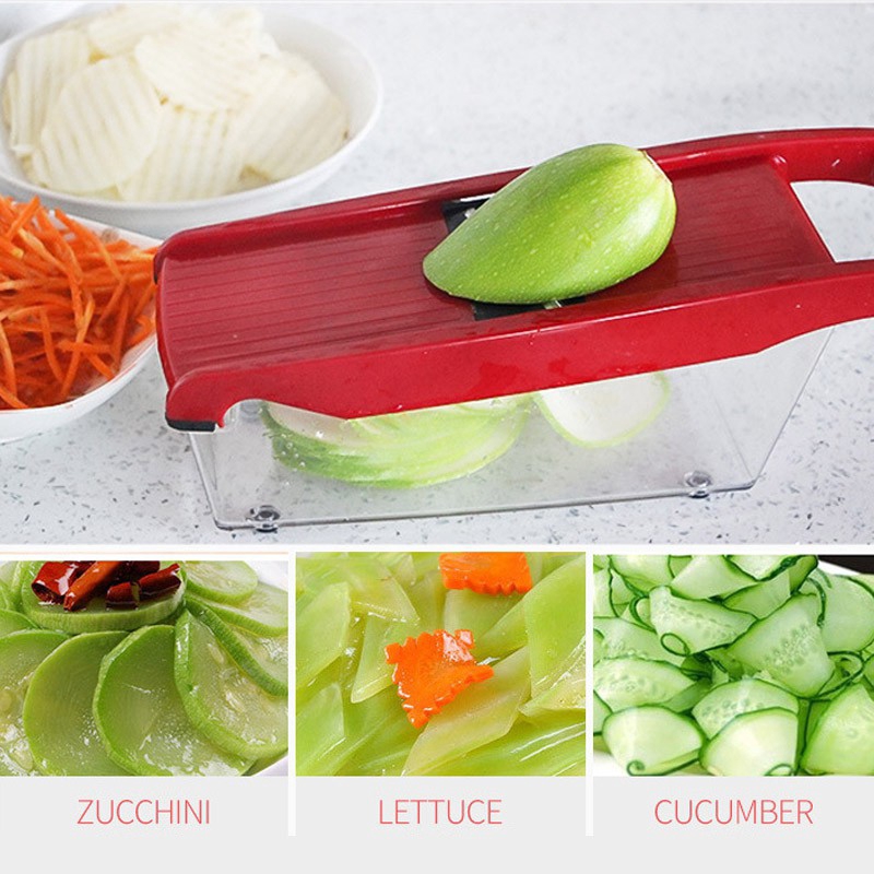 Bộ Dụng Cụ Bào Rau Củ Quả Đa Năng Bằng Thép Không Gỉ