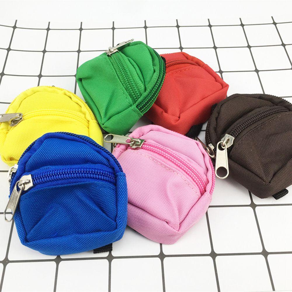 ME 1 Ba Lô Mini Có Khóa Kéo Đôi Dành Cho Búp Bê Zero Ví