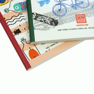 [NEW] Vở kẻ ngang Hồng Hà Pattern 200 trang (1423)