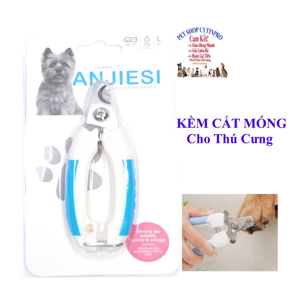 Kềm cắt móng cho Chó Mèo Thú Cưng ANJIESI Dài 12cm Chất liệu thép cao cấp không gỉ Bền chắc