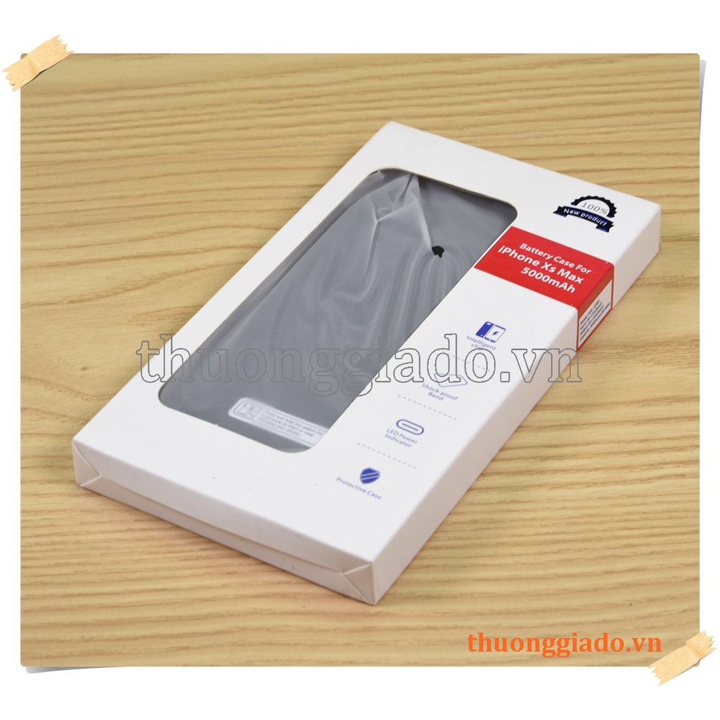 Pin sạc dự phòng iPhone XS Max 5000mAh kiêm ốp lưng bảo vệ