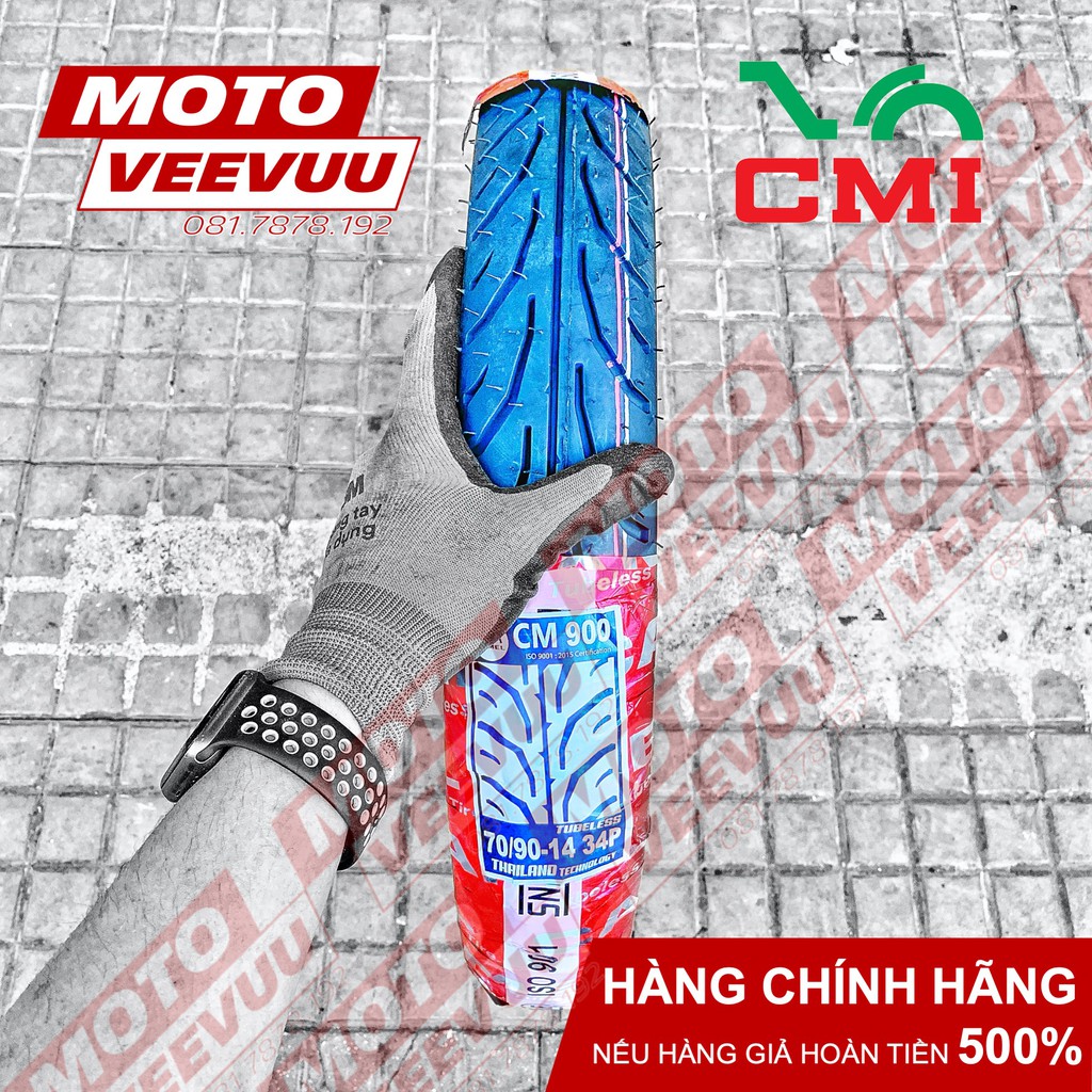 Vỏ lốp xe máy Camel CRV Cheetah 70/90-14 TL 900 Gai Dunlop (Lốp không ruột)