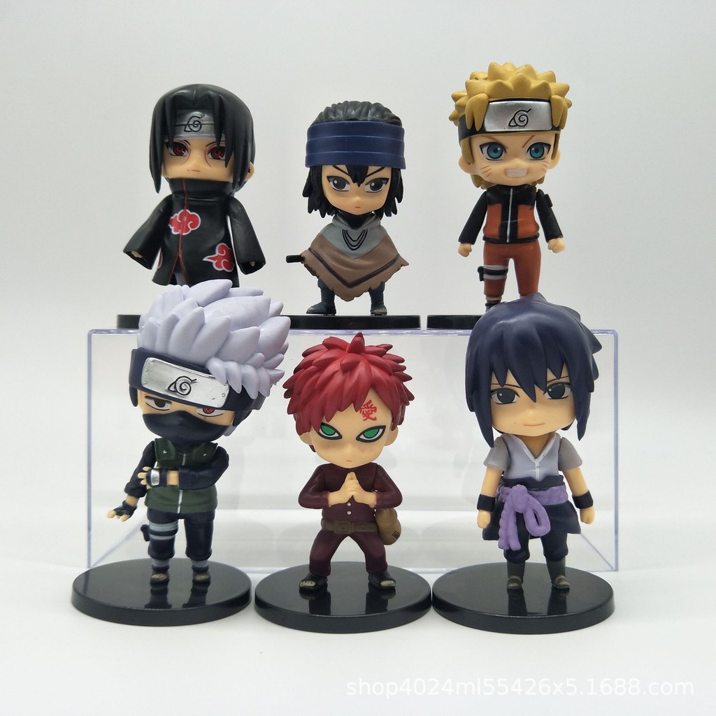 Mô hình naruto các nhân vật itachi, hinata, sasuke, kakashi... cao 7cm