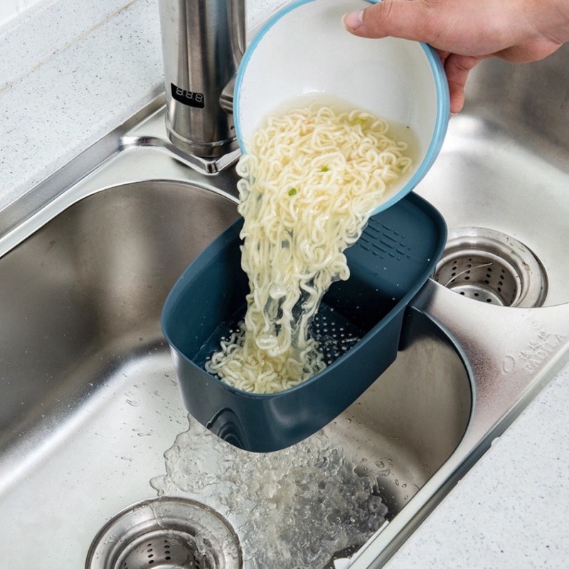 Khay nhựa gác bồn rửa bát - Khay lọc rác dùng trong nhà bếp
