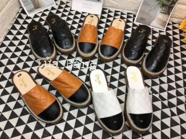 ] GIÀY SỤC TRẦN CHỈ MŨI ĐEN 2020 | BigBuy360 - bigbuy360.vn