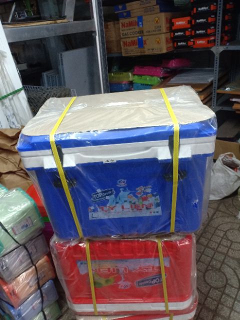 THÙNG ĐÁ VUÔNG TOP-COLLER TÝ LIÊN,LOẠI 45L,GIỮ LẠNH TRÊN 72H