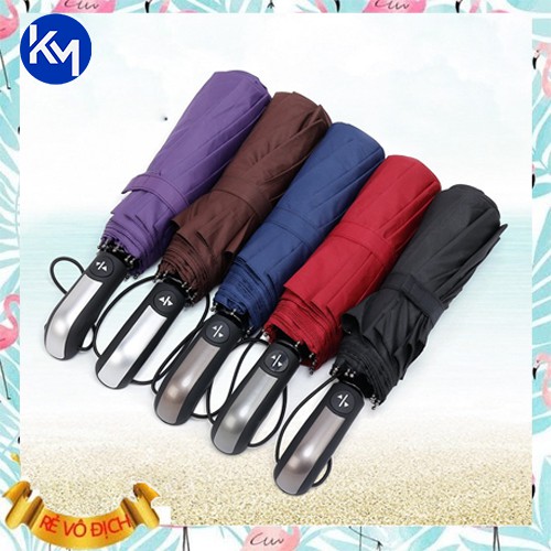 Ô Nhật Tự Động 10 Nan Size Lớn Bằng Nút Bấm , Chống Tia UV - Dù Vải Bấm KM Cao Cấp Hàng Xuất Giá Rẻ