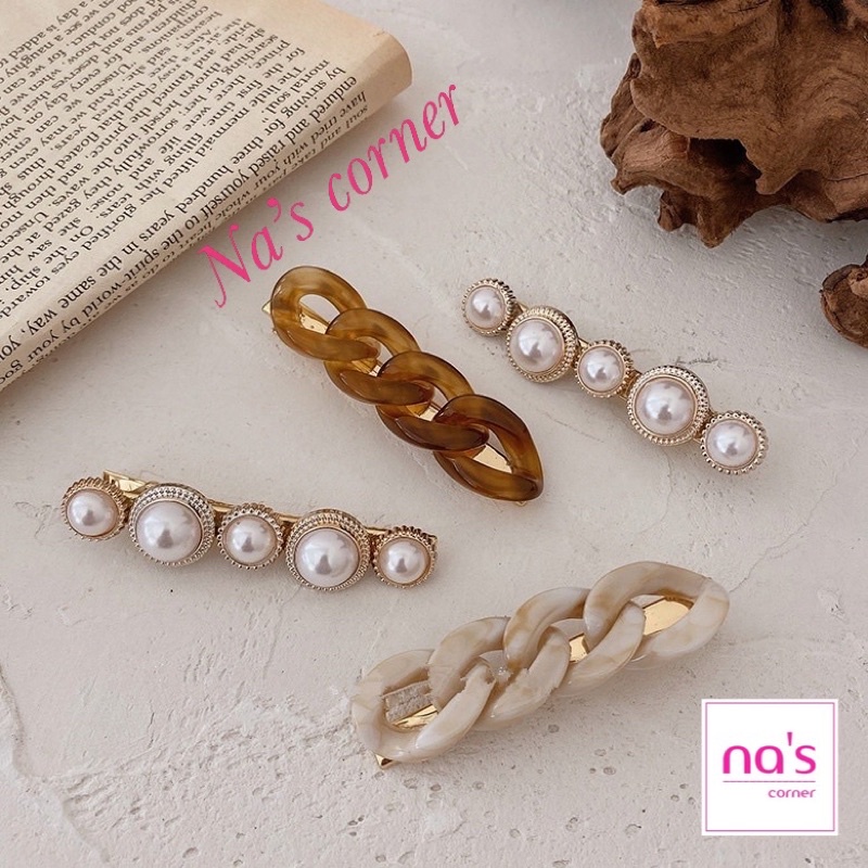 Set 2 Kẹp tóc mỏ vịt sang trọng phong cách Hàn quốc