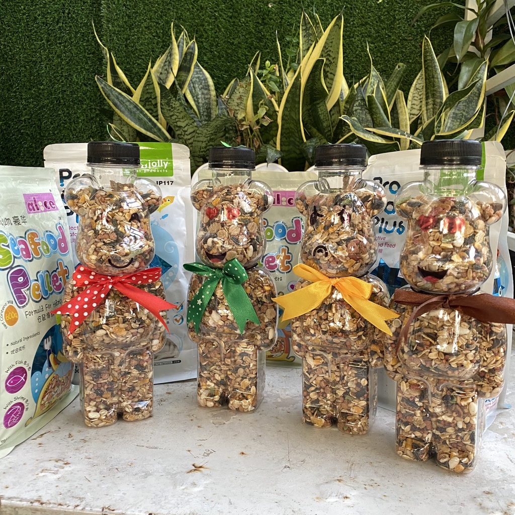 Chai chiết Bearbrick 650ml thức ăn các hãng đồ ăn cho hamster