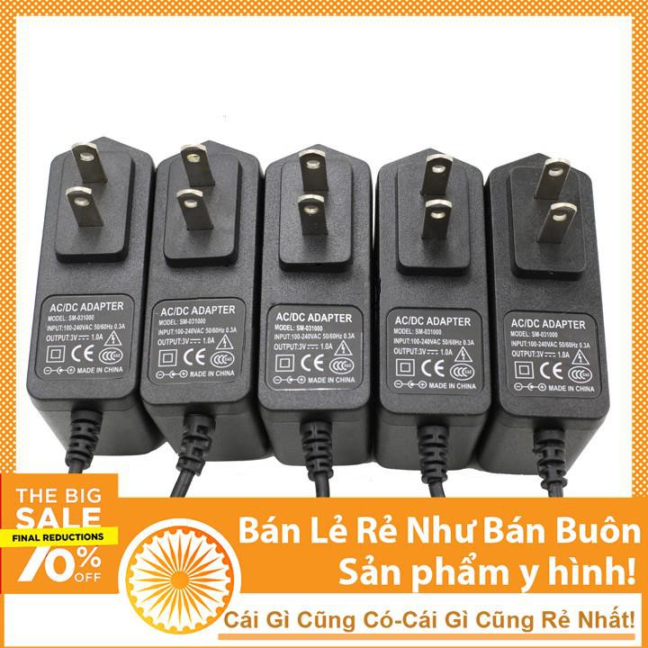 Nguồn Adapter 3V 1A Jack DC 5.5x2.1mm