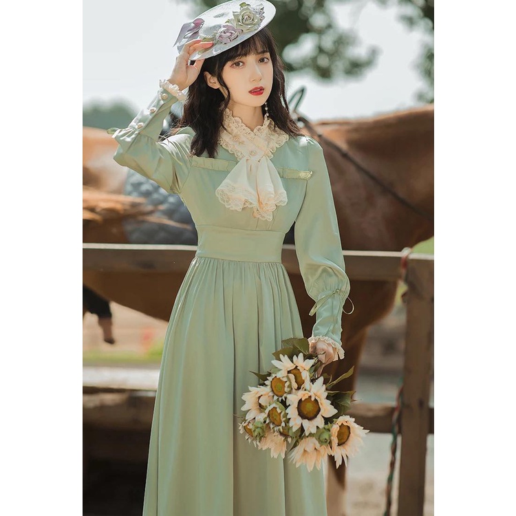 Váy tiểu thư kiểu Pháp, phong cách vintage, chất liệu dày dặn, đường may tinh xảo - Từ tiệm váy nàng Thị | BigBuy360 - bigbuy360.vn
