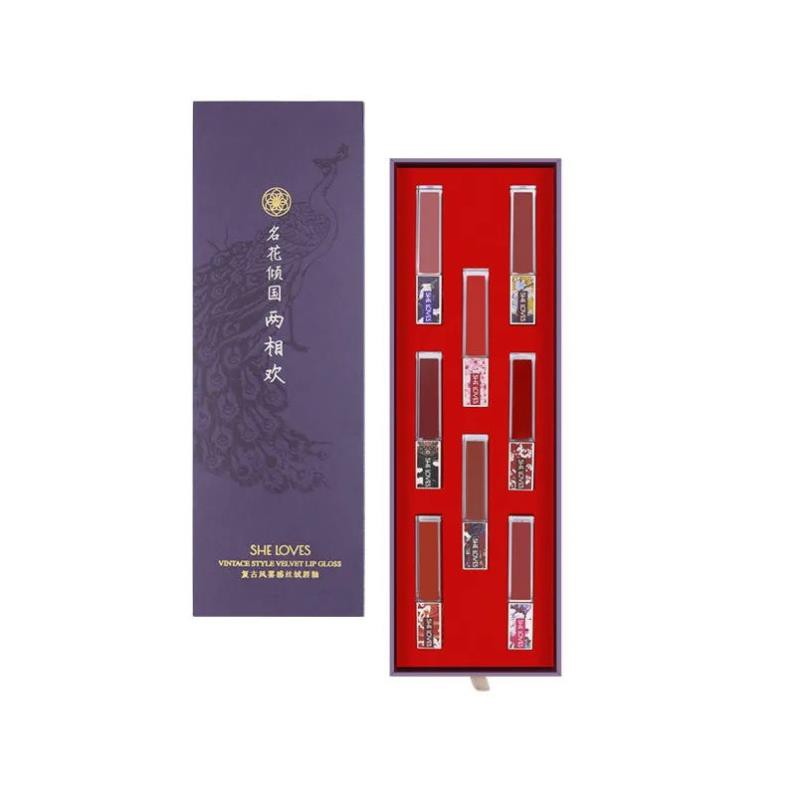 {Free Ship} Full Set 8Cây Son Kem Li Siêu Đẹp-Có Hộp Đựng Kèm Như Ảnh-MS016 | BigBuy360 - bigbuy360.vn