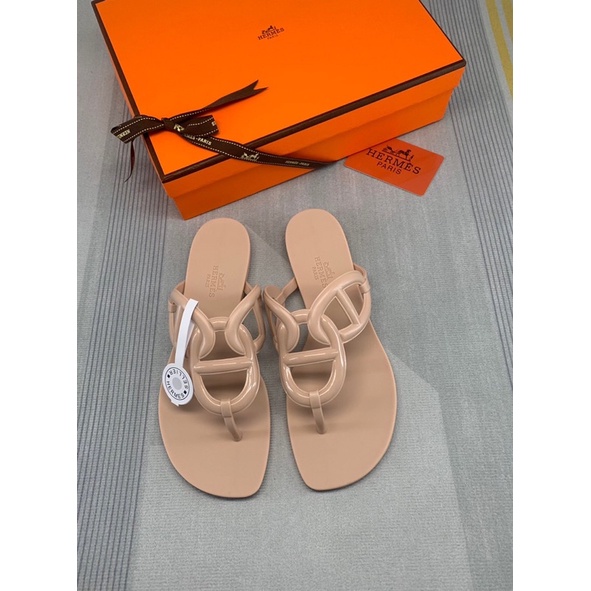 Dép xỏ ngón/ dép kẹp cho nữ thương hiệu Hermes HM cao cấp