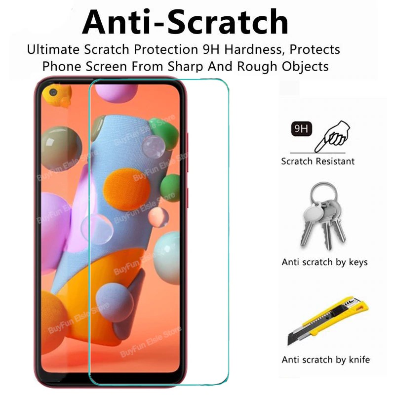 Miếng Dán Kính Cường Lực Cho Samsung Galaxy A11, Dán Màn Hình Samsung