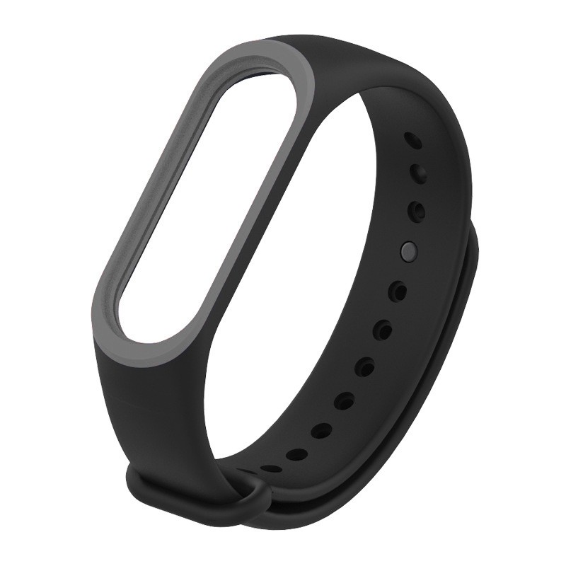 Dây đeo thay thế chất liệu silicon nhiều màu sắc cho Xiaomi Mi Band 3 4