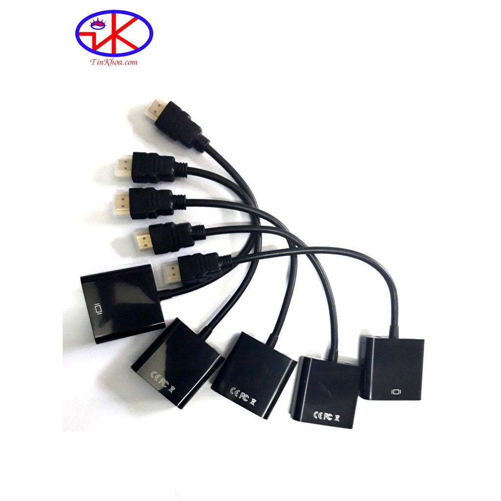 Cáp chuyển HDMI sang VGA + AUDIO( HDMI TO VGA+AUDIO)