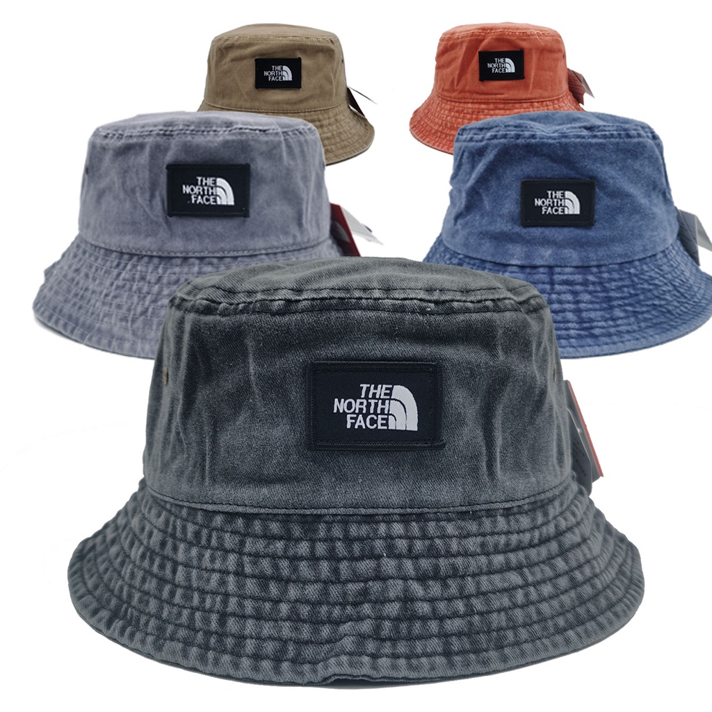 Mũ Bucket Thêu LOGO The North Face 1 Phong Cách Retro Cá Tính