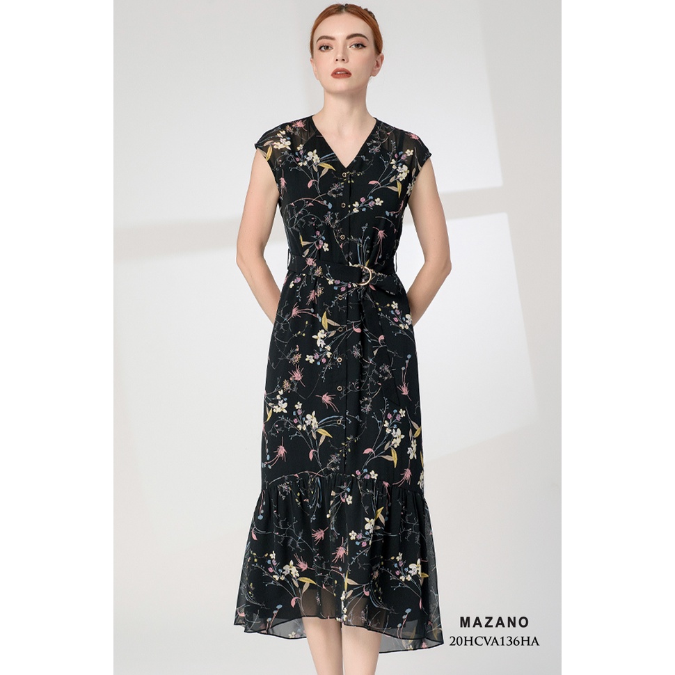 Váy họa tiết dáng dài MAZANO MS 20HCVA136HA