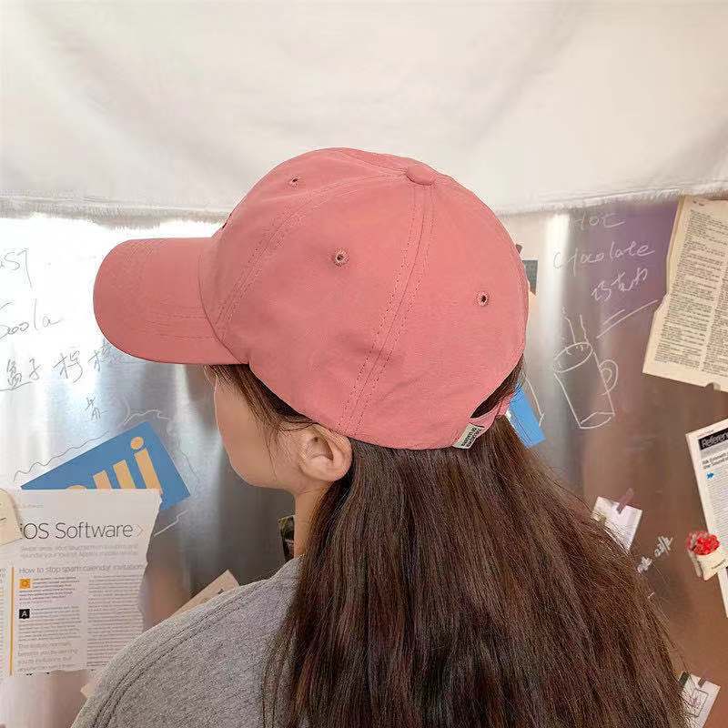 1 Mũ Lưỡi Trai Cotton Thêu Chữ Challenge Màu Sắc Đơn Giản