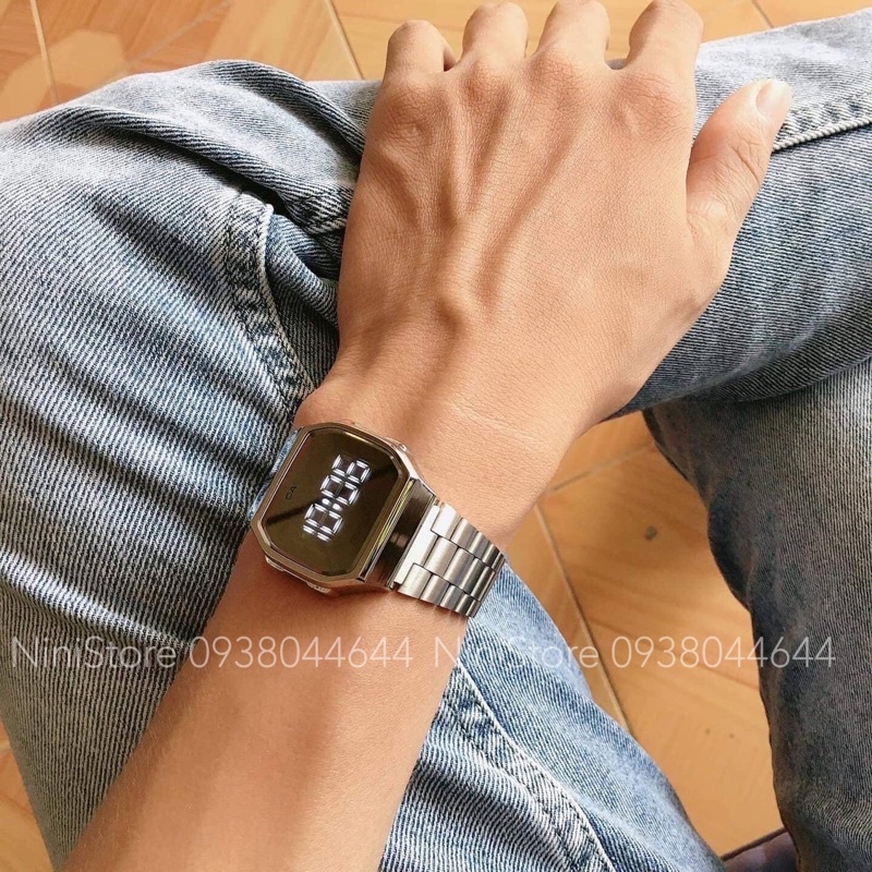 Đồng hồ cho nam nữ - Mặt cảm ứng tráng gương thời trang