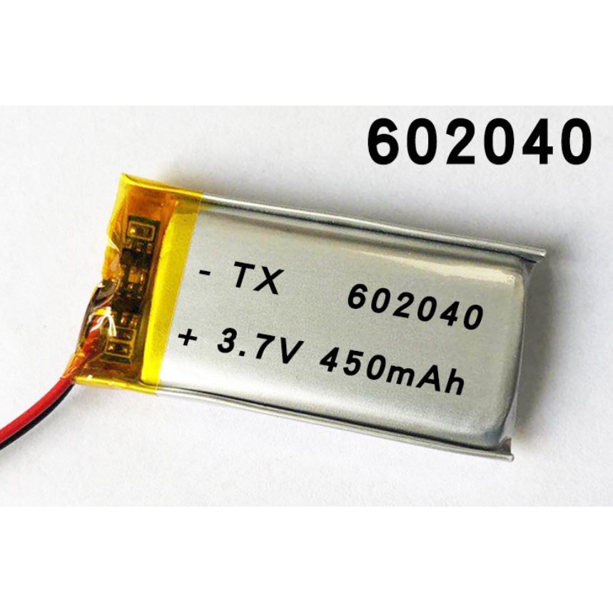 Pin Li-Po 3.7V 450mAh 602040
