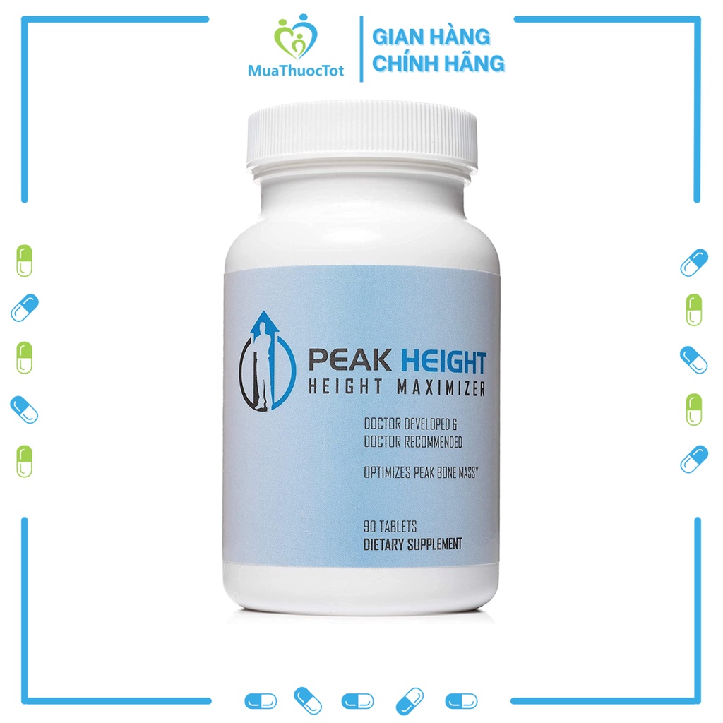 Viên Uống Tăng Trưởng Chiều Cao Tối Ưu Peak Height Growth Supplement 90 viên