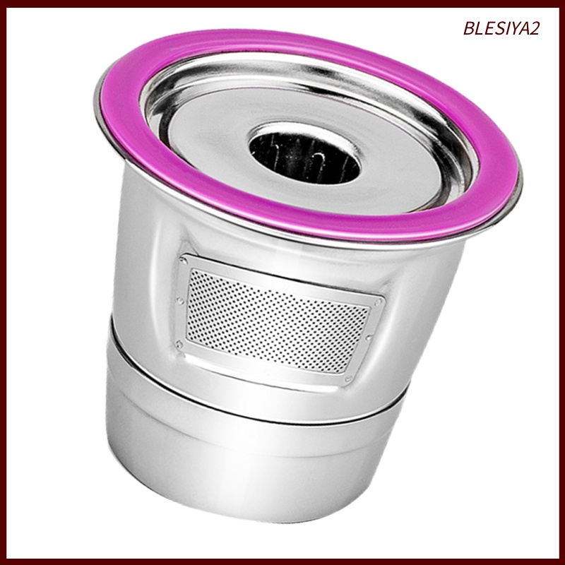 [BLESIYA2]Stainless Steel Capsule Cup Filter for KEURIG 2.0 &amp; 1.0 MINI PLUS Coffee Machine