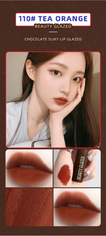 BEAUTY GLAZED (Hàng Mới Về) Son Môi 12 Màu Tùy Chọn Tự Nhiên Dưỡng Ẩm Lâu Trôi Không Dính Tiện Dụng | BigBuy360 - bigbuy360.vn