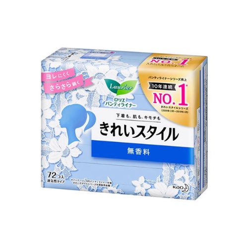 Băng vệ sinh hằng ngày Laurier không mùi 72 miếng nội địa Nhật Bản