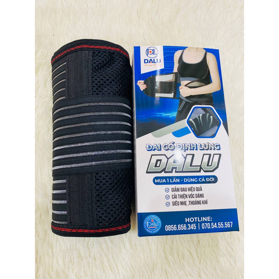 Đai cố định lưng cao cấp DALU- Đai chống thoái hóa, thoát vị đĩa đệm , cong vẹo cột sống