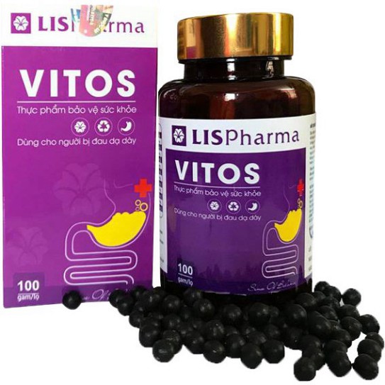 Viên uống Vitos - Hỗ trợ điều trị viêm loét dạ dày, tá tràng