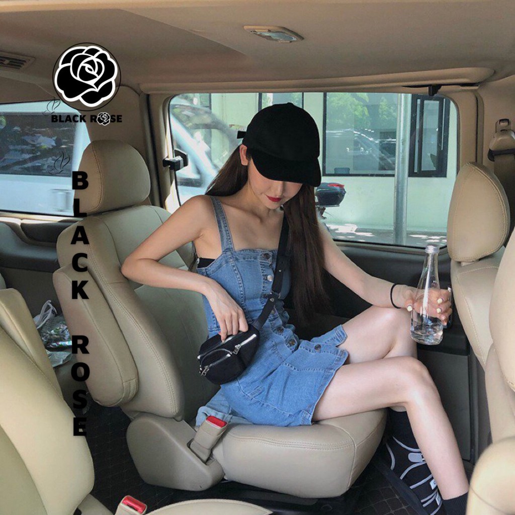 Váy Jean Nữ Xanh Cao Cấp Chữ A BLACK ROSE Váy Đầm Jean Bò Rin Nữ 2 Dây Phong Cách Hàn Quốc - TẤM BOUTIQUE | BigBuy360 - bigbuy360.vn