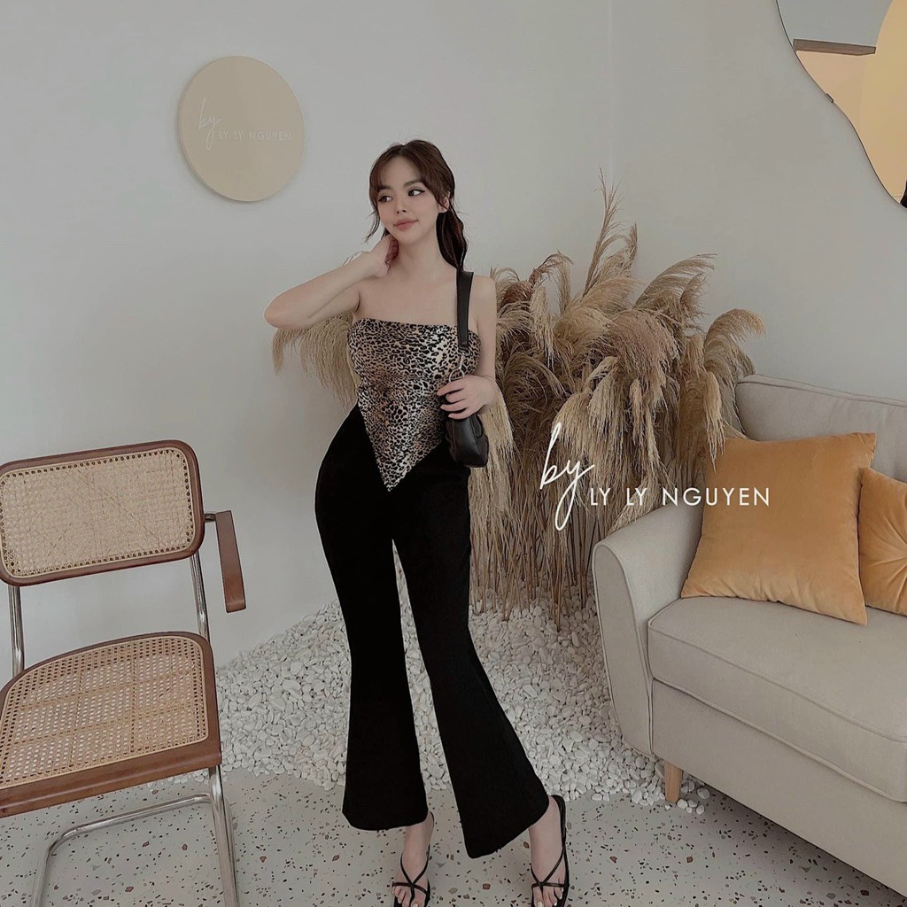 áo kiểu yếm 2 dây có mút buộc nơ lưng họa tiết sexy