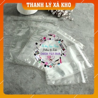 Set 10 Túi nhựa zip trong suốt