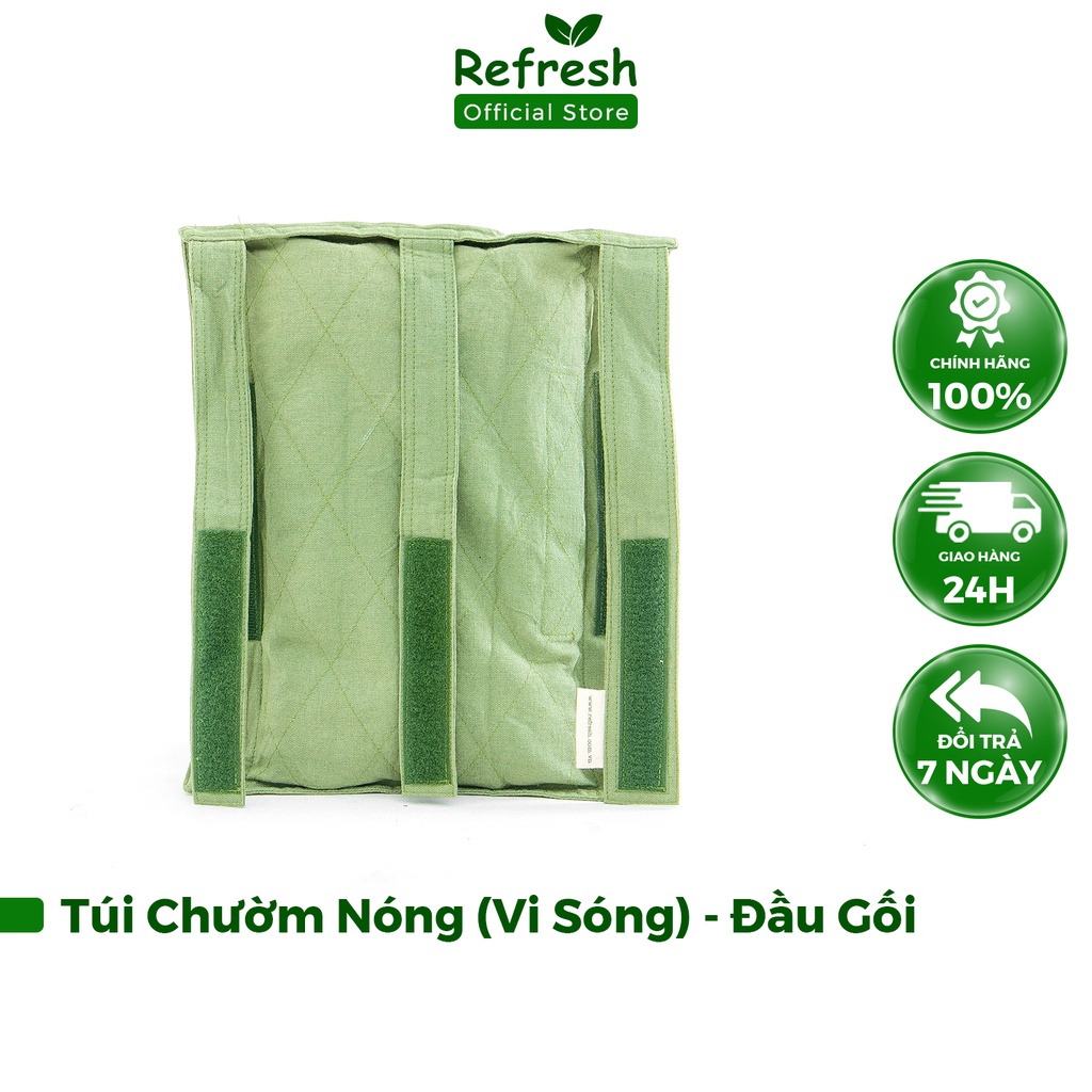 Túi Chườm Nóng, Chườm Lạnh Thảo Dược REFRESH Giảm Đau Đầu Gối, Khớp Gối, Giúp Giãn Cơ, Tăng Tuần Hoàn Máu