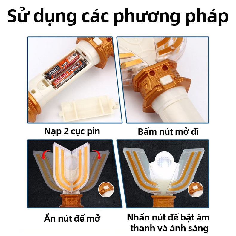 Ultraman Tiga Spark Lence Siêu nhân điện quang Đồ chơi cậu bé biến hình thiết bị định hình đồ chơi cho bé trai Hiệu ứng âm thanh gốc nhật bản