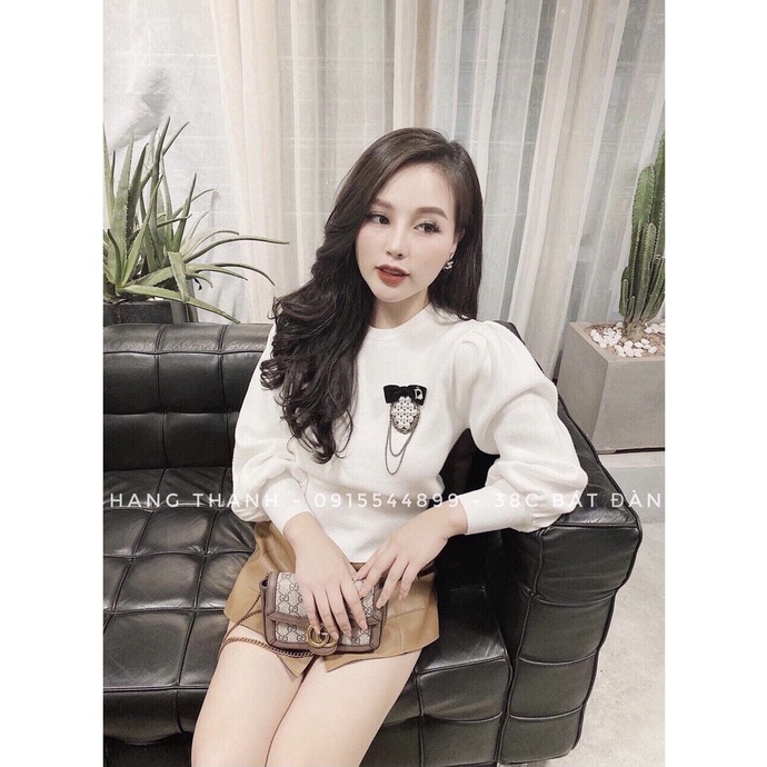 ÁO LEN TAY BỒNG NỮ HÀNG QUẢNG CHÂU AL8120