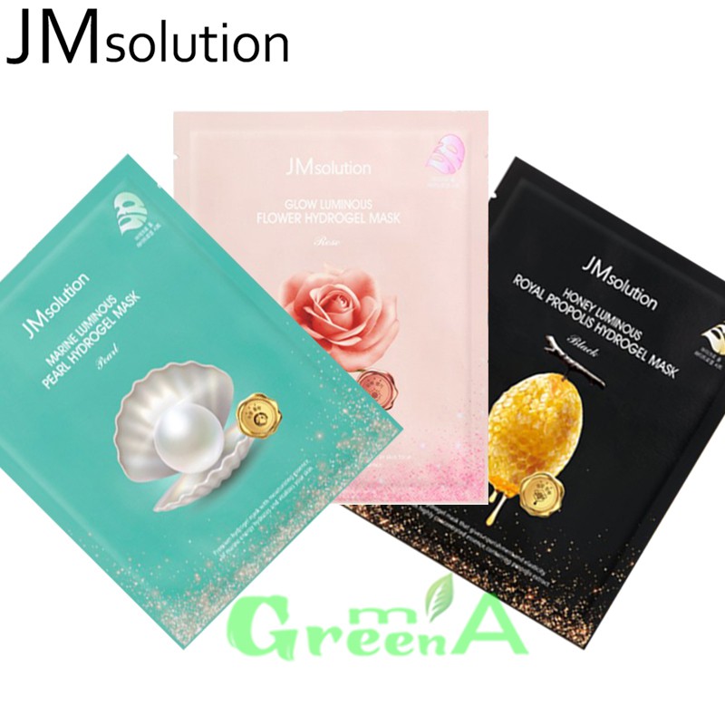 Mặt Nạ JMSOLUTION Jelly Thạch (Miếng lẻ) Ngọc Trai Hoa Hồng Sữa Ong Chúa Dưỡng Trắng Dưỡng Ẩm Chống Lão Hóa Nhập Khẩu