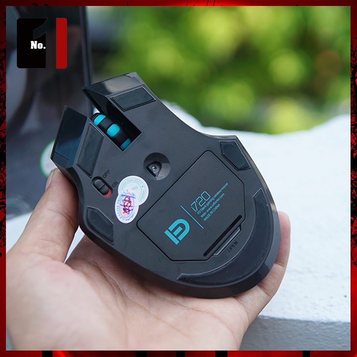 Chuột Máy Tính Không Dây Gaming FD-i720 Chuột Vi Tính Laptop Chơi Game Wireless Siêu Nhạy Giá Rẻ