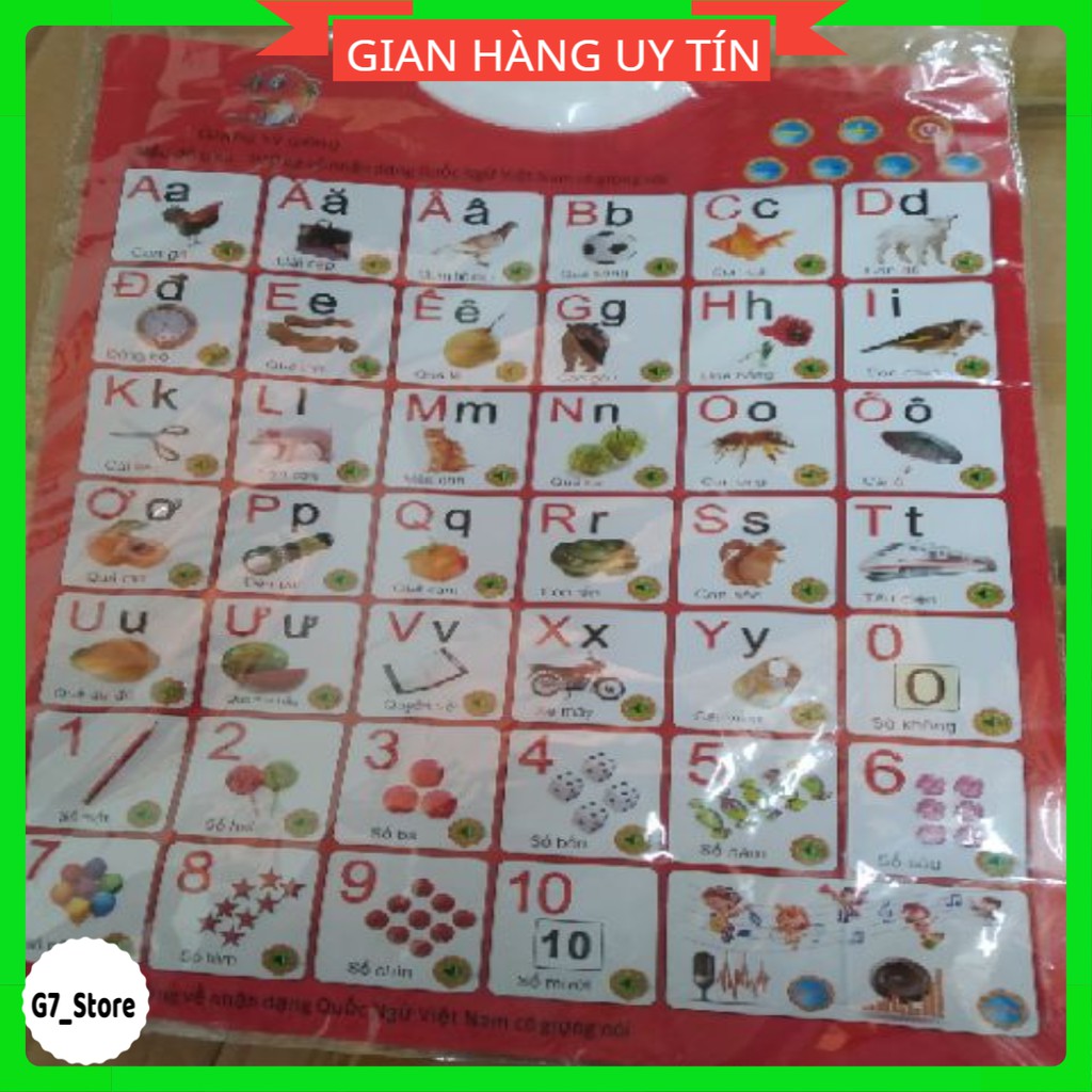 (SALE) Bảng chữ cái đa năng,Bảng học điện tử (chữ cái,số,con vật,đồ vật),kiểm tra có giọng nói thông minh cho bé