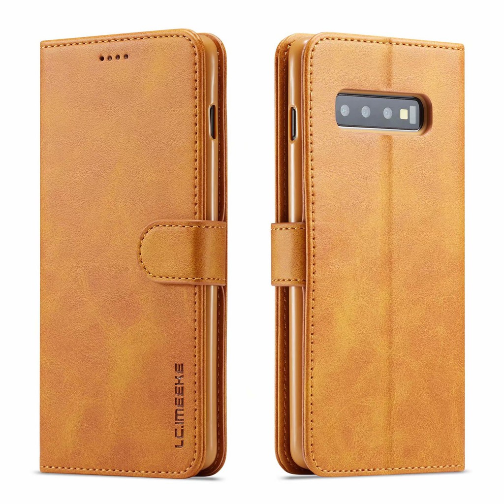 Flap leather case For Samsung Galaxy A6 A7 A8 A9 A9s J4 J6 plus 2018 Cover Casing