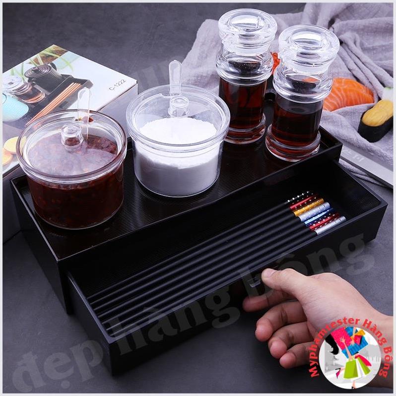 [Chính hãng] Hộp Đựng Muỗng Đũa Melamine Cao Cấp Phong Cách Nhật Bản