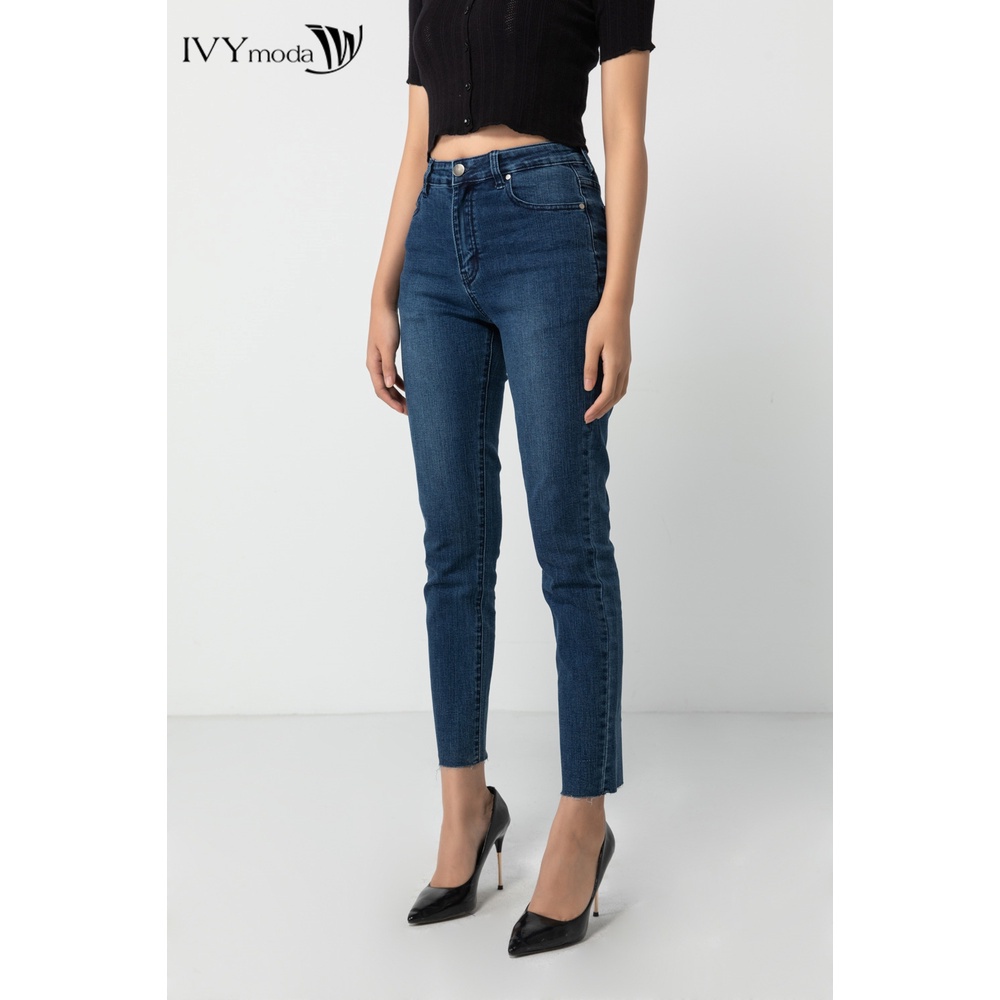 Quần jeans nữ dáng ôm IVY moda MS 25B8848