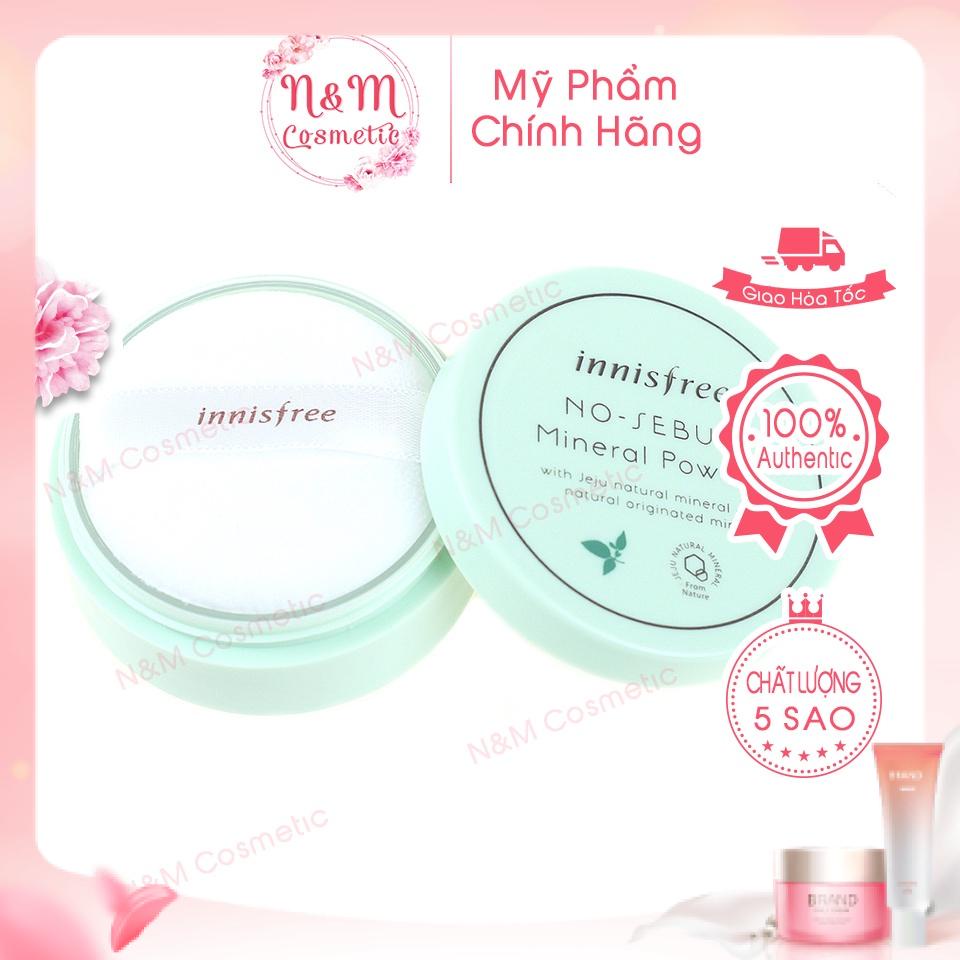 Phấn phủ kiềm dầu No Sebum Innisfree bản Travel Exclusive Set 2019