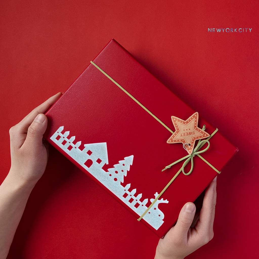 Đề Can Xốp Dán Cửa Kính Trang Trí Giáng Sinh DIY