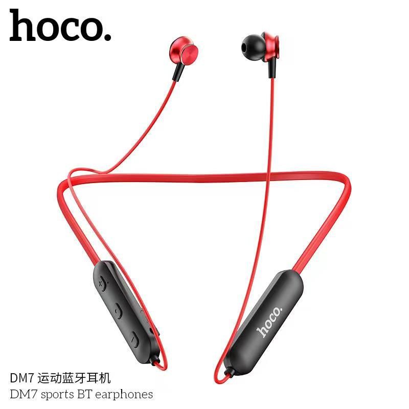 Tai Nghe Bluetooth Hoco DM7 Choàng Cổ Thể Thao Pin 6h Nghe Nhạc